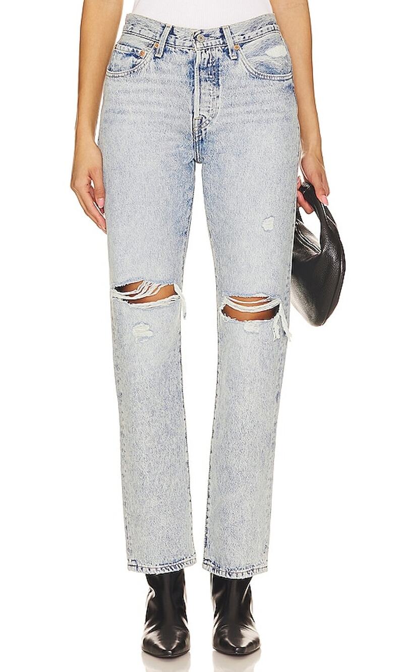 Levi's Distressed Morning Joyride 501 Denim Jeans Size 28